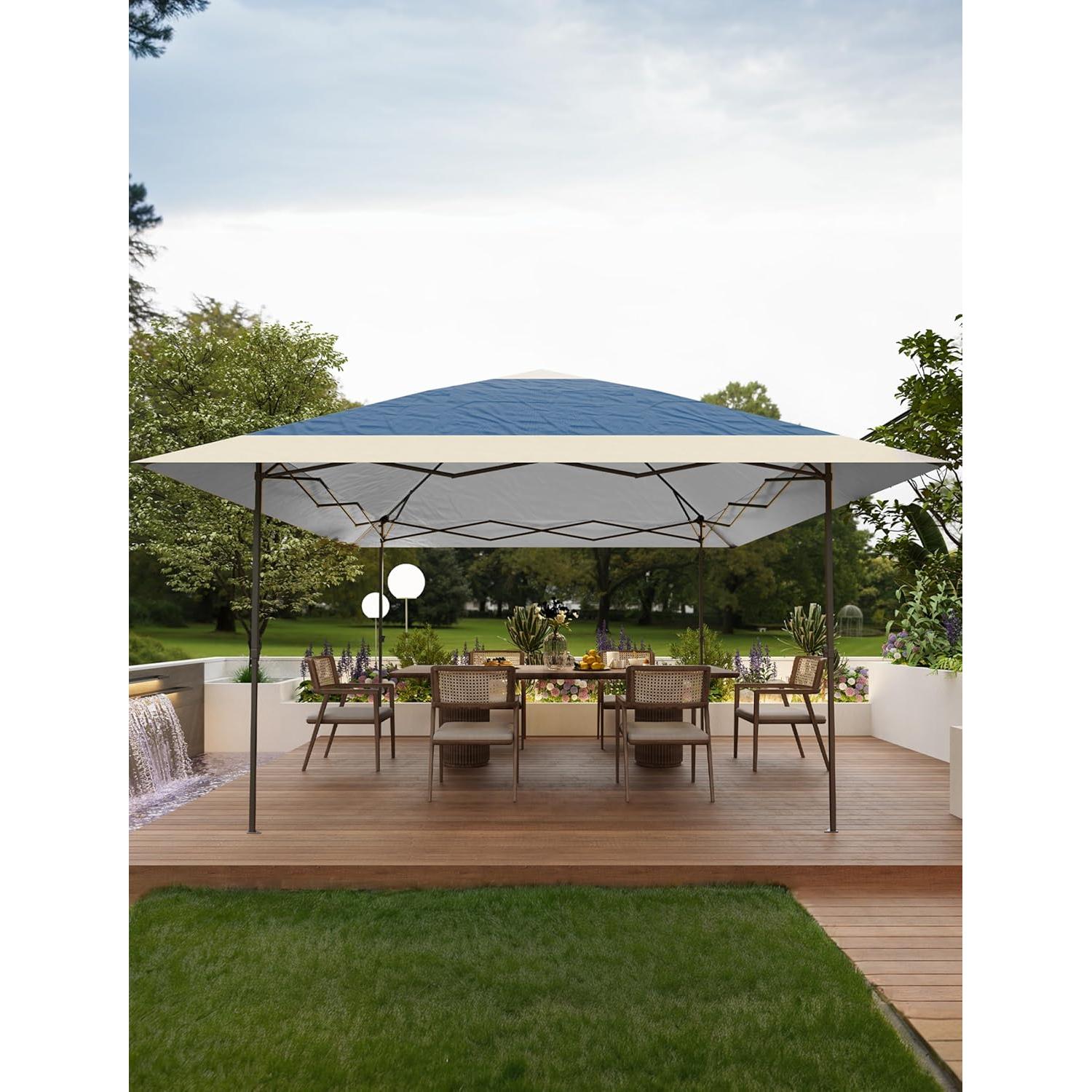 Toldo Gazebo Pop-Up KYBOLT 3.96x3.96m Impermeable
