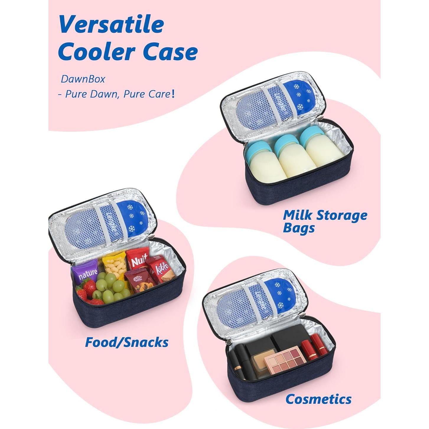 Bolsa de Viaje para Leche Materna DawnBox - 20oz, Azul