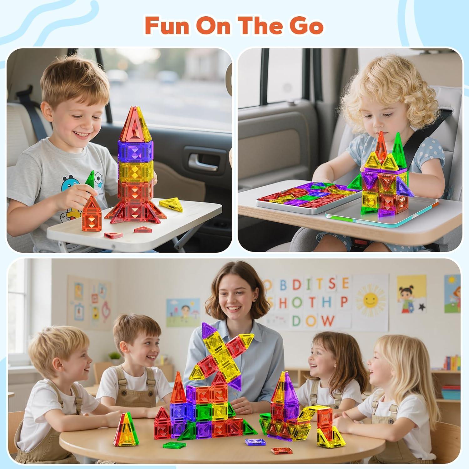 Set de Azulejos Magnéticos BAIJLE 45 Piezas para Niños