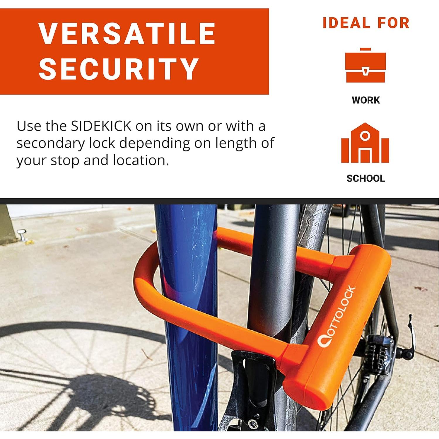 Candado U OTTOLOCK Sidekick Compacto 0.75 kg Negro