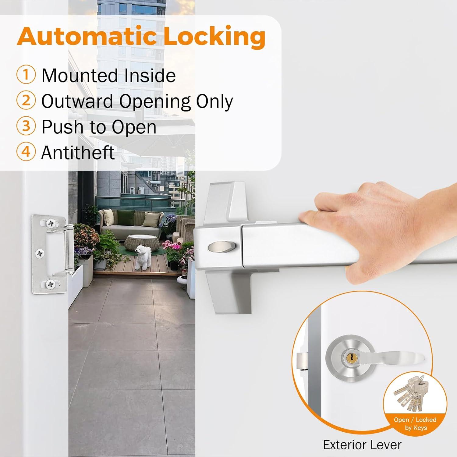 Dispositivo de Salida de Emergencia BEAMNOVA 69.85 cm Metálico