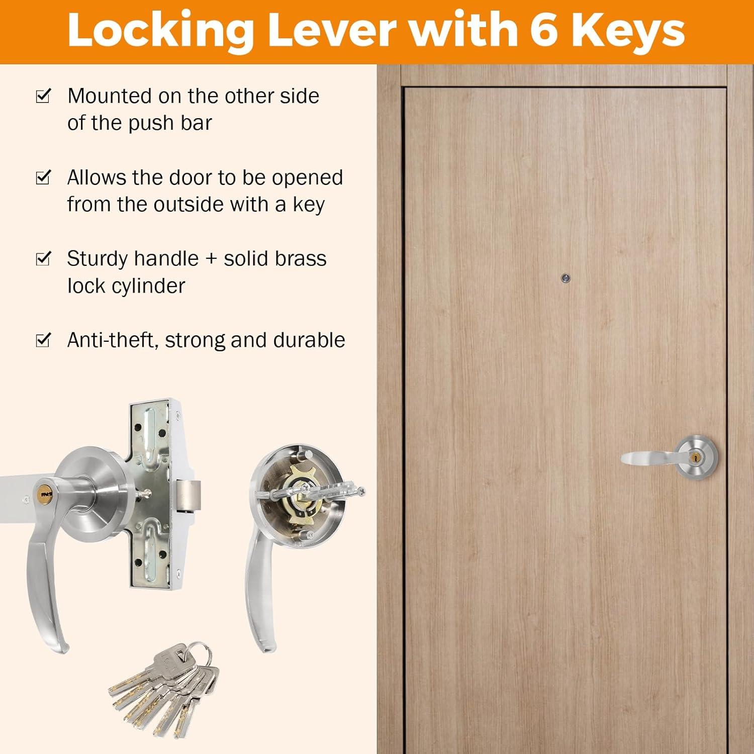 Dispositivo de Salida de Emergencia BEAMNOVA 69.85 cm Metálico