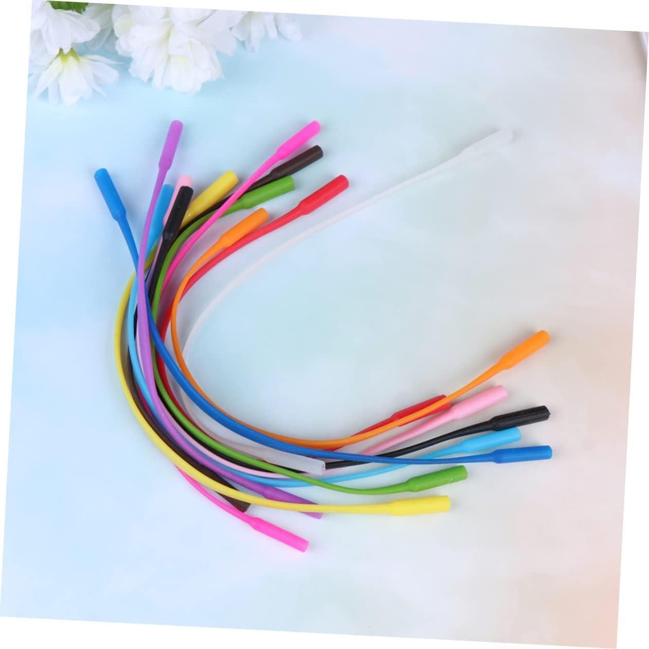 Veemoon 12 Cuerdas Antideslizantes para Gafas Silicona 22cm