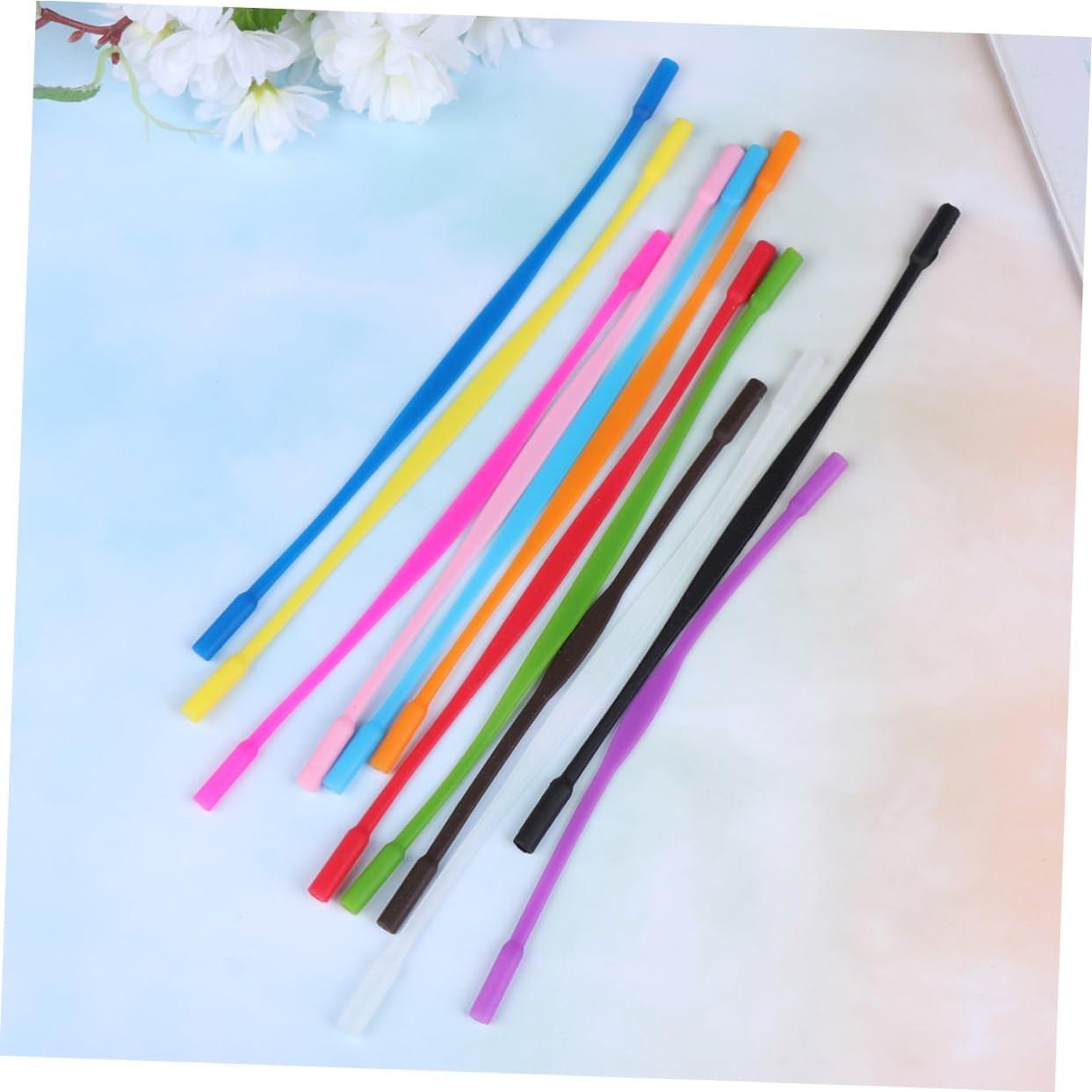 Veemoon 12 Cuerdas Antideslizantes para Gafas Silicona 22cm