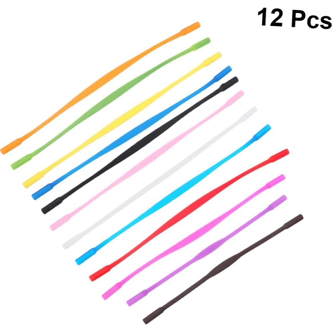 Veemoon 12 Cuerdas Antideslizantes para Gafas Silicona 22cm