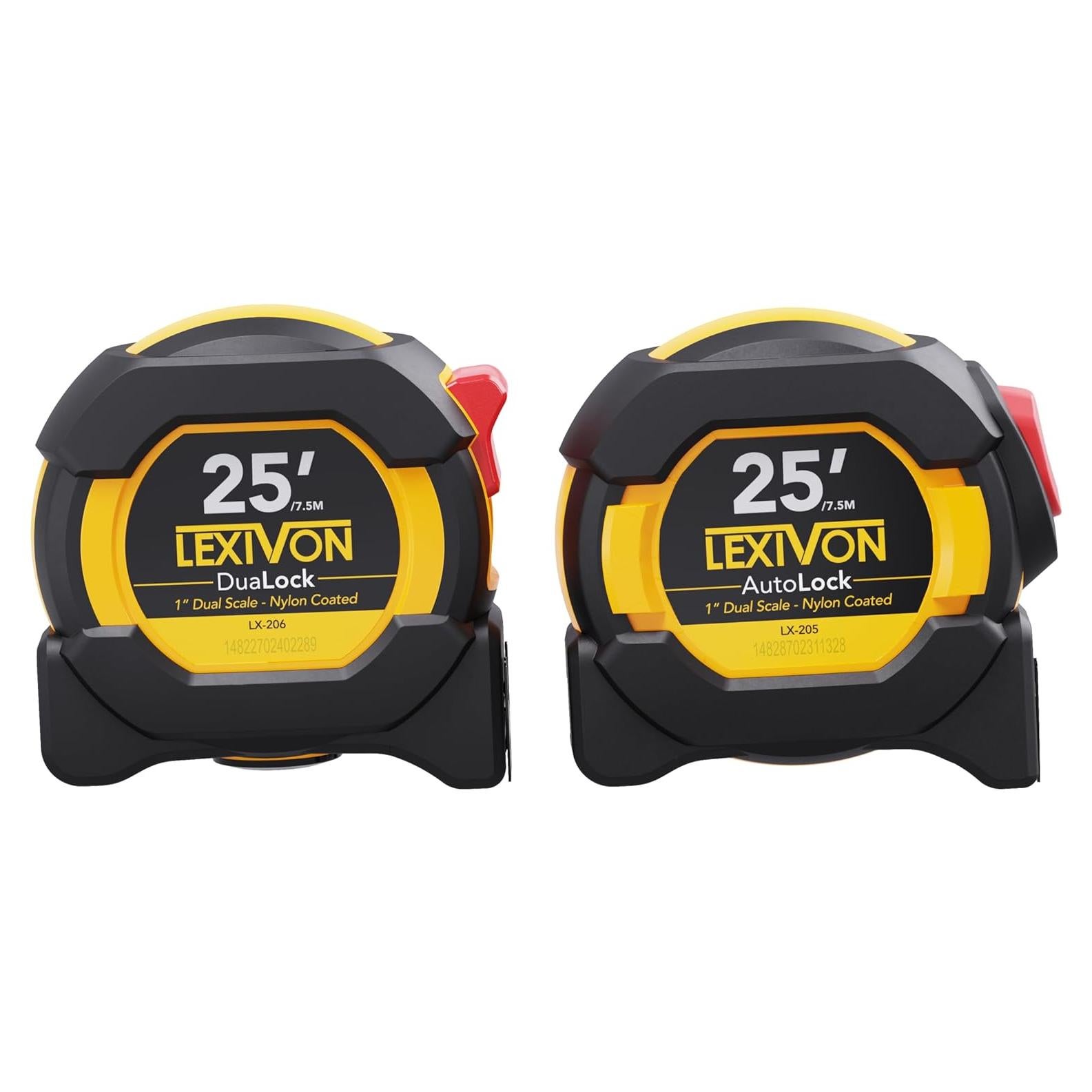 Cinta Métrica LEXIVON 25ft/7.5m Doble Cara Nylon LX-204