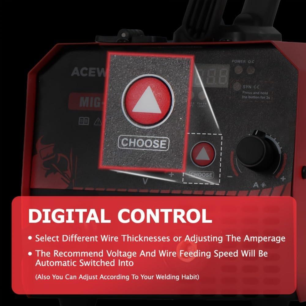 Máquina de Soldadura MIG 130A ACEWELDER Portátil IGBT
