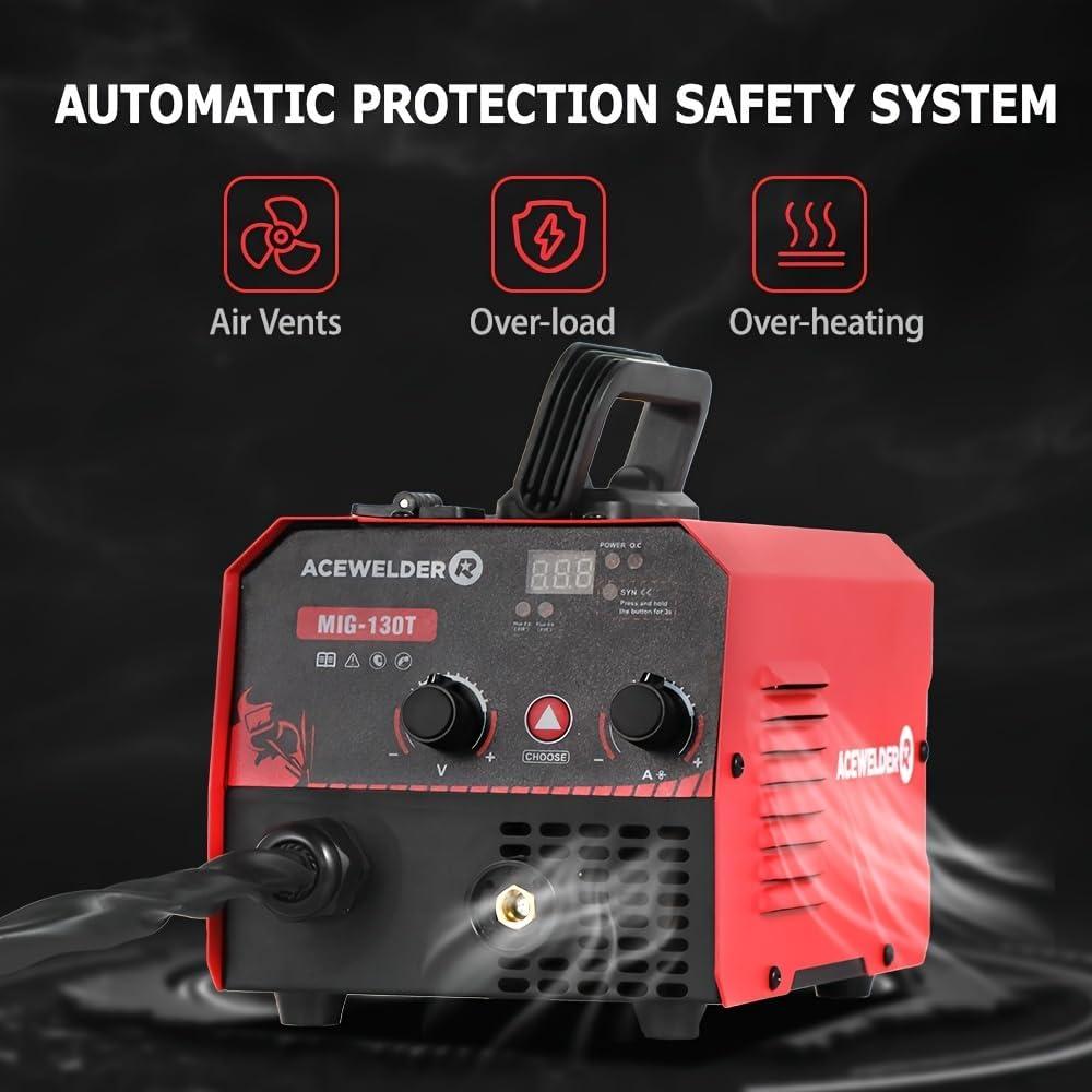 Máquina de Soldadura MIG 130A ACEWELDER Portátil IGBT