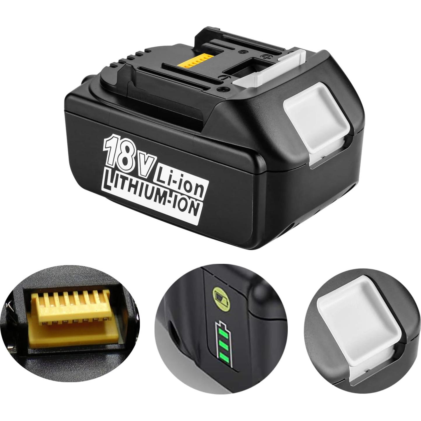 Batería de Reemplazo Makita BL1850B 18V 5.0Ah - Paquete de 2