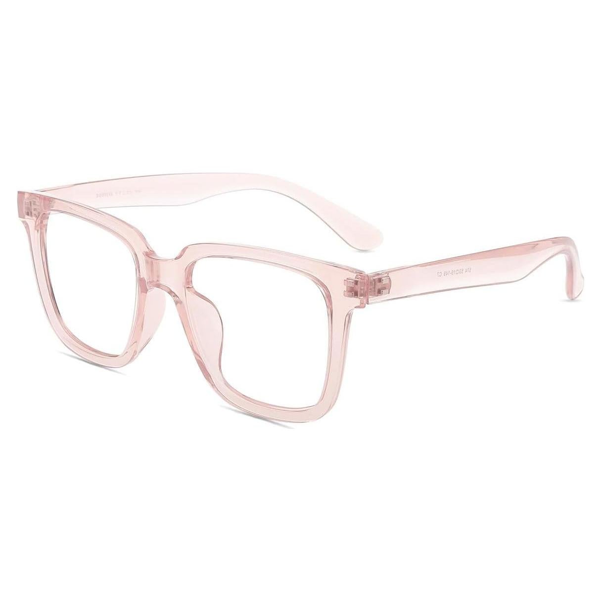 Gafas de bloqueo luz azul Firmoo Oversize Rosa UV400