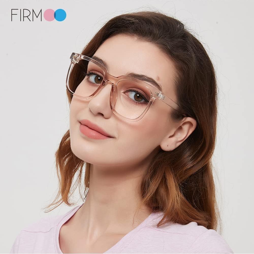 Gafas de bloqueo luz azul Firmoo Oversize Rosa UV400
