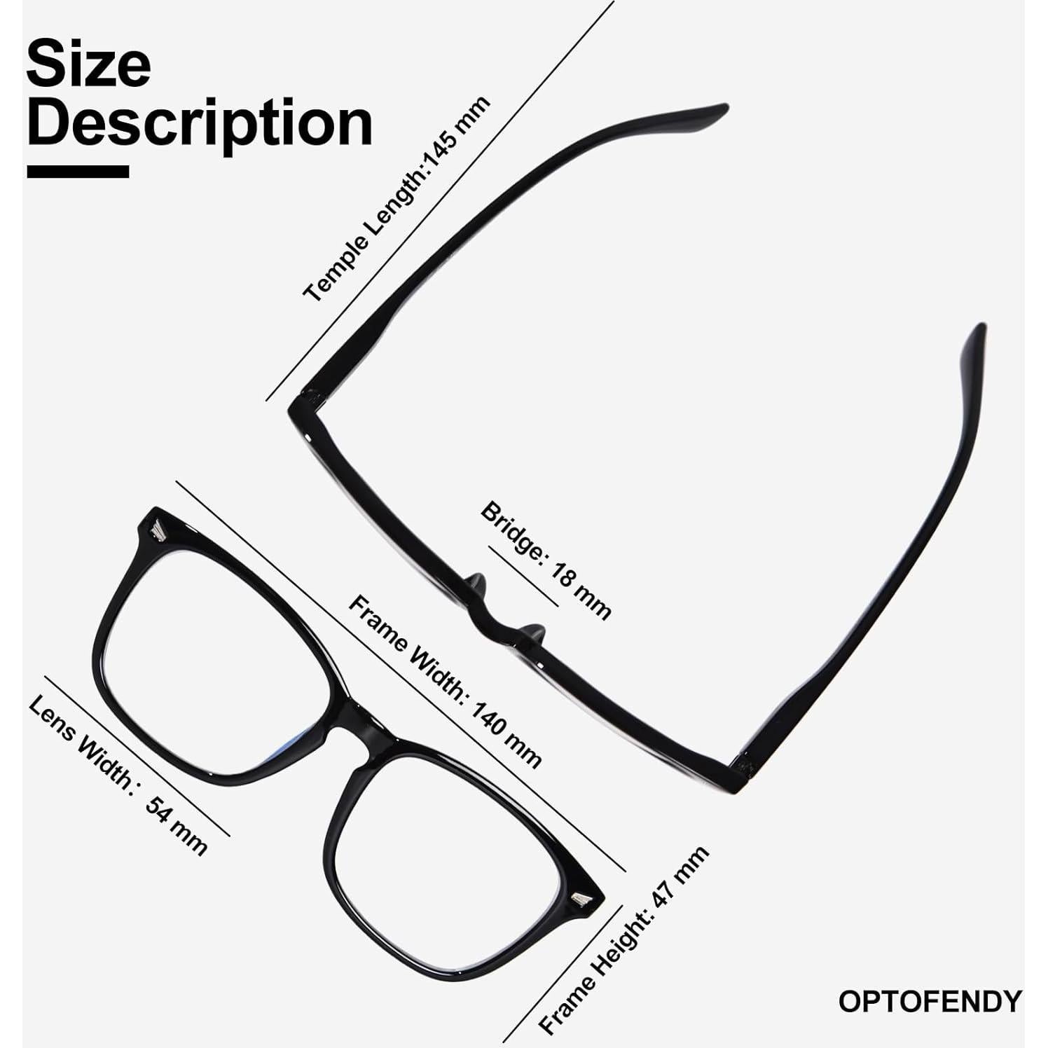 Gafas Anti Luz Azul OPTOFENDY para Hombres y Mujeres - Modelo 7708