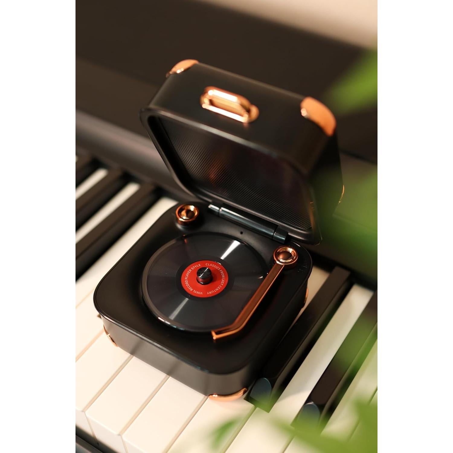 Altavoz Vintage Bluetooth SHENZHEN A17 con Luces Coloridas