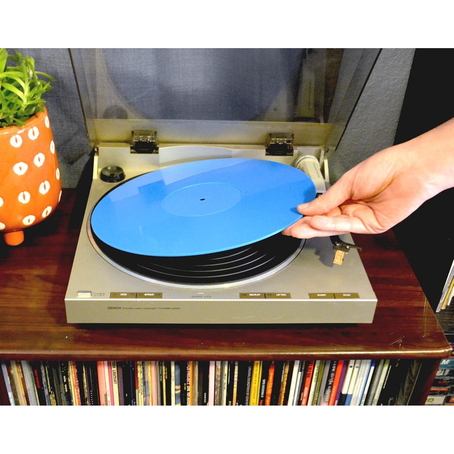 Alfombrilla de Acrílico Azul Break Tradition para Tocadiscos