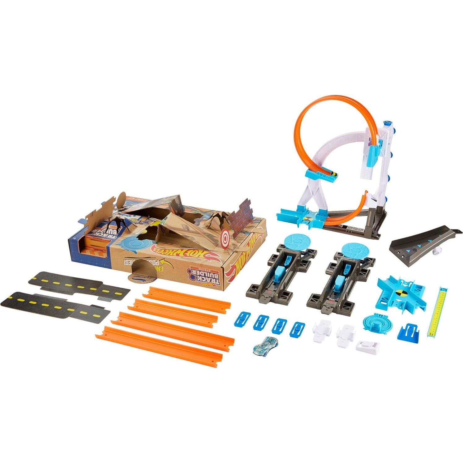 Hot Wheels DLF28 Kit de Construcción de Pistas Acrobáticas