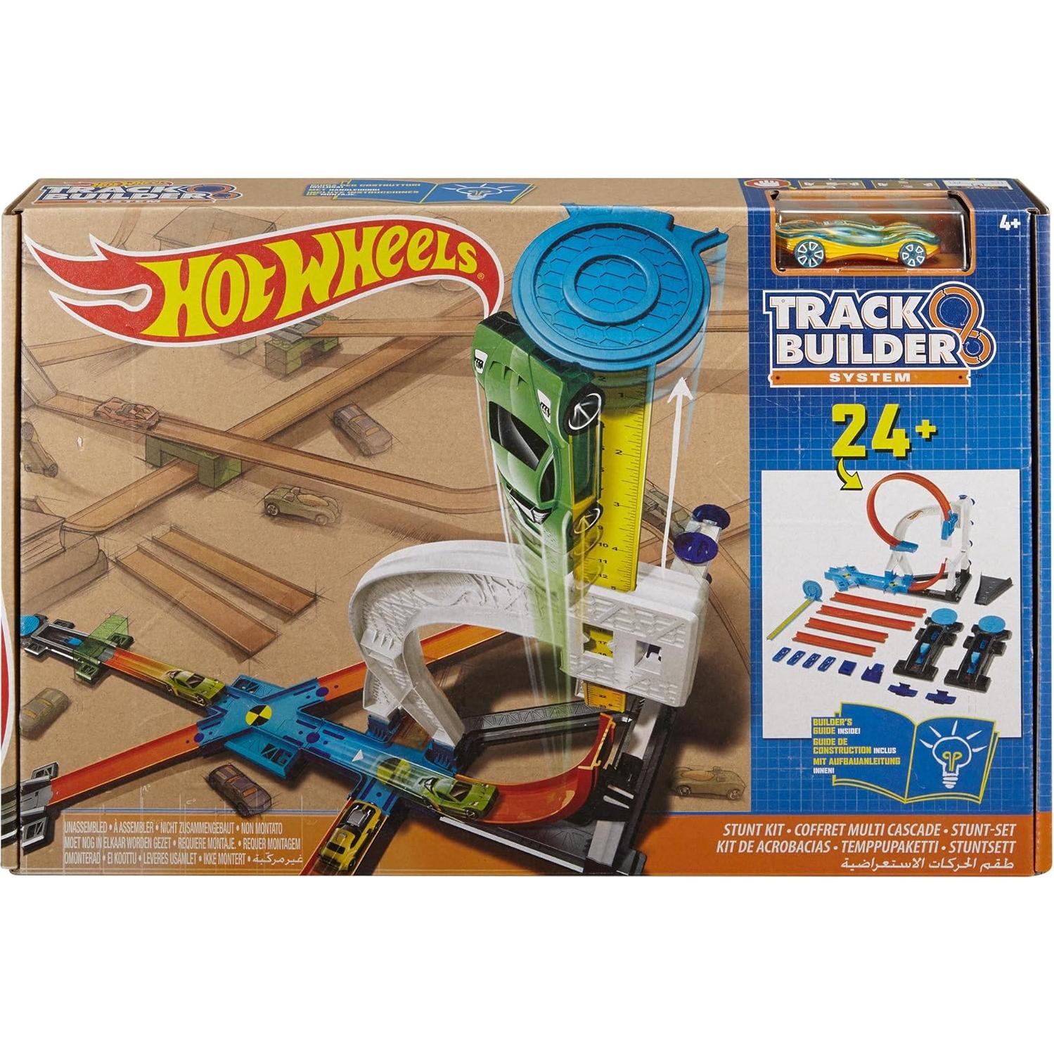 Hot Wheels DLF28 Kit de Construcción de Pistas Acrobáticas