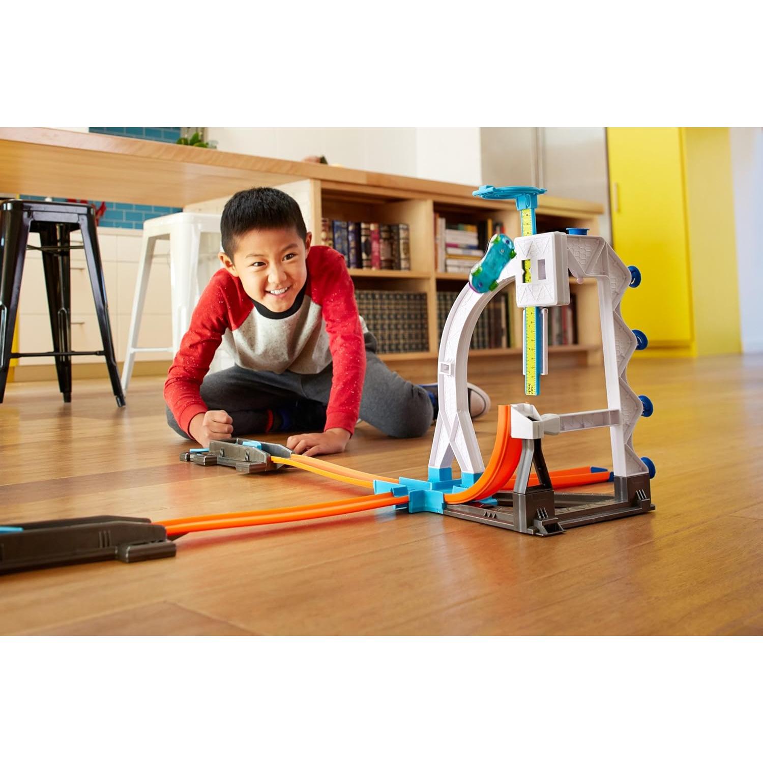 Hot Wheels DLF28 Kit de Construcción de Pistas Acrobáticas