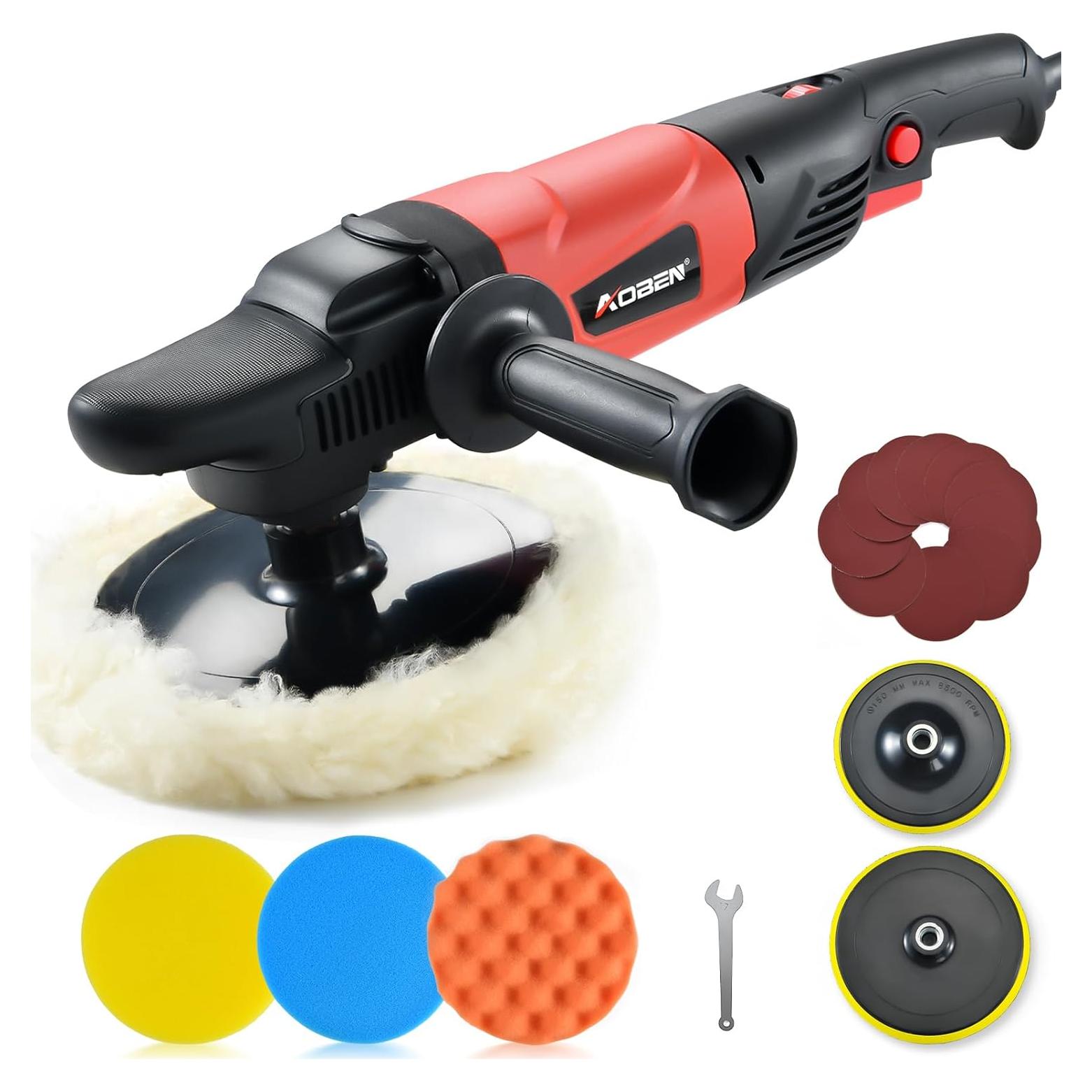 Pulidora Rotativa AOBEN 1200W 6/7 Pulgadas 3500RPM