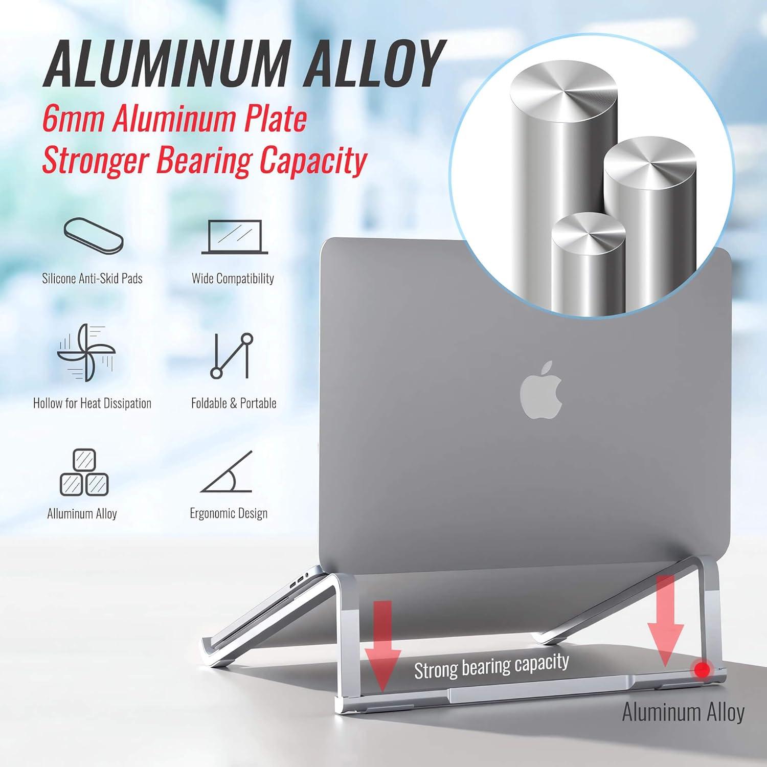 Soporte Plegable para Laptop TBITD Aluminio Ergonómico 11-15.6"