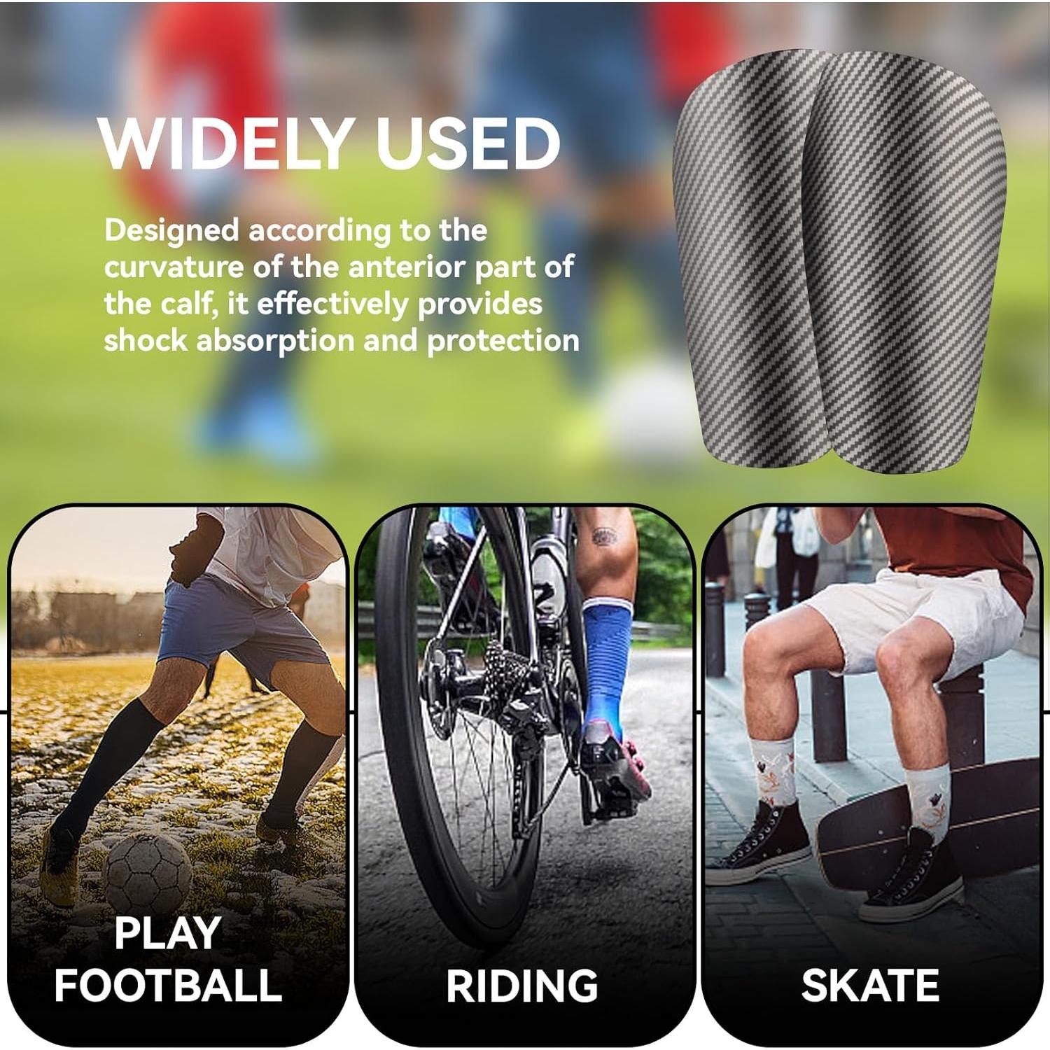 Espinilleras de Fútbol Equlup SoccerShinGuards S Negro