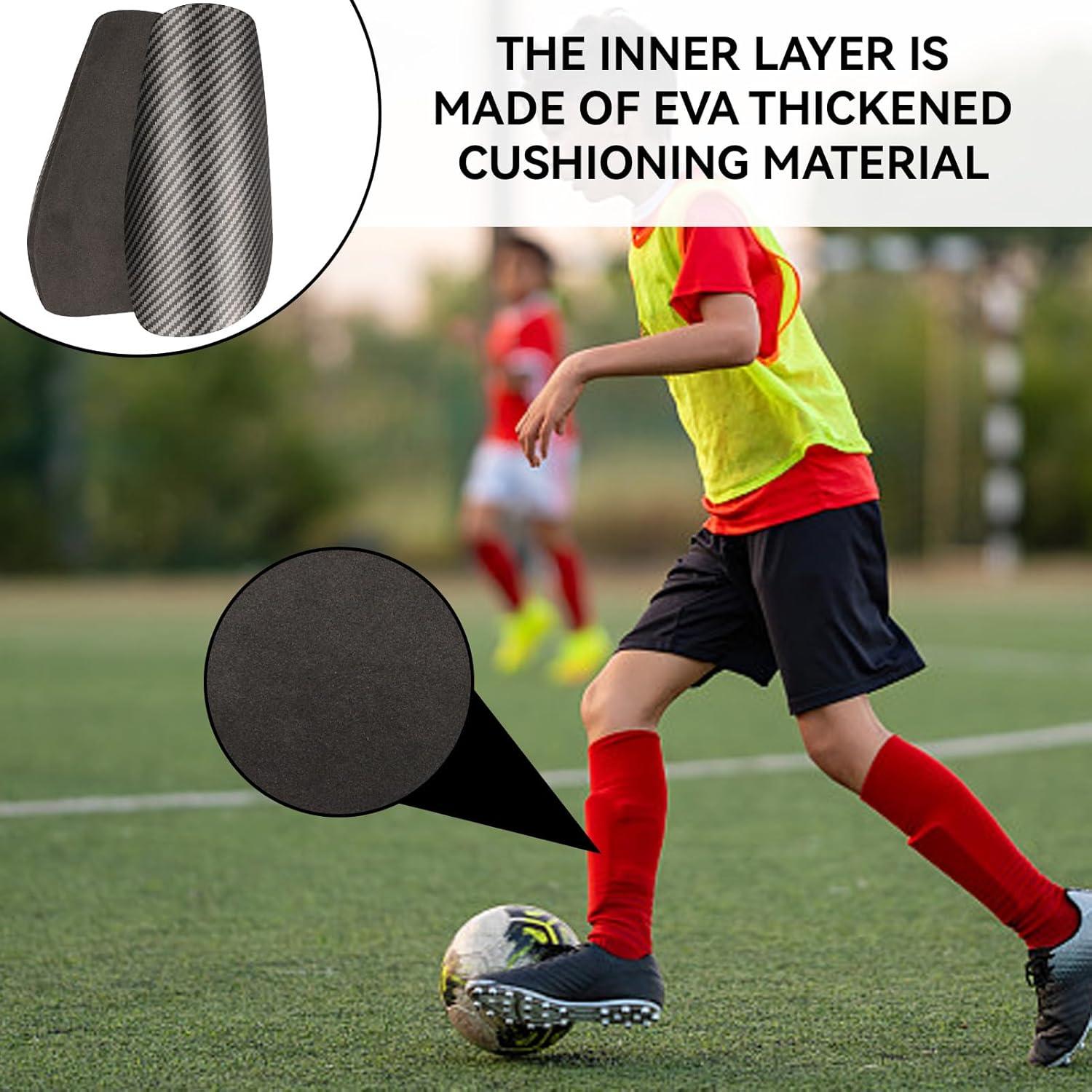 Espinilleras de Fútbol Equlup SoccerShinGuards S Negro