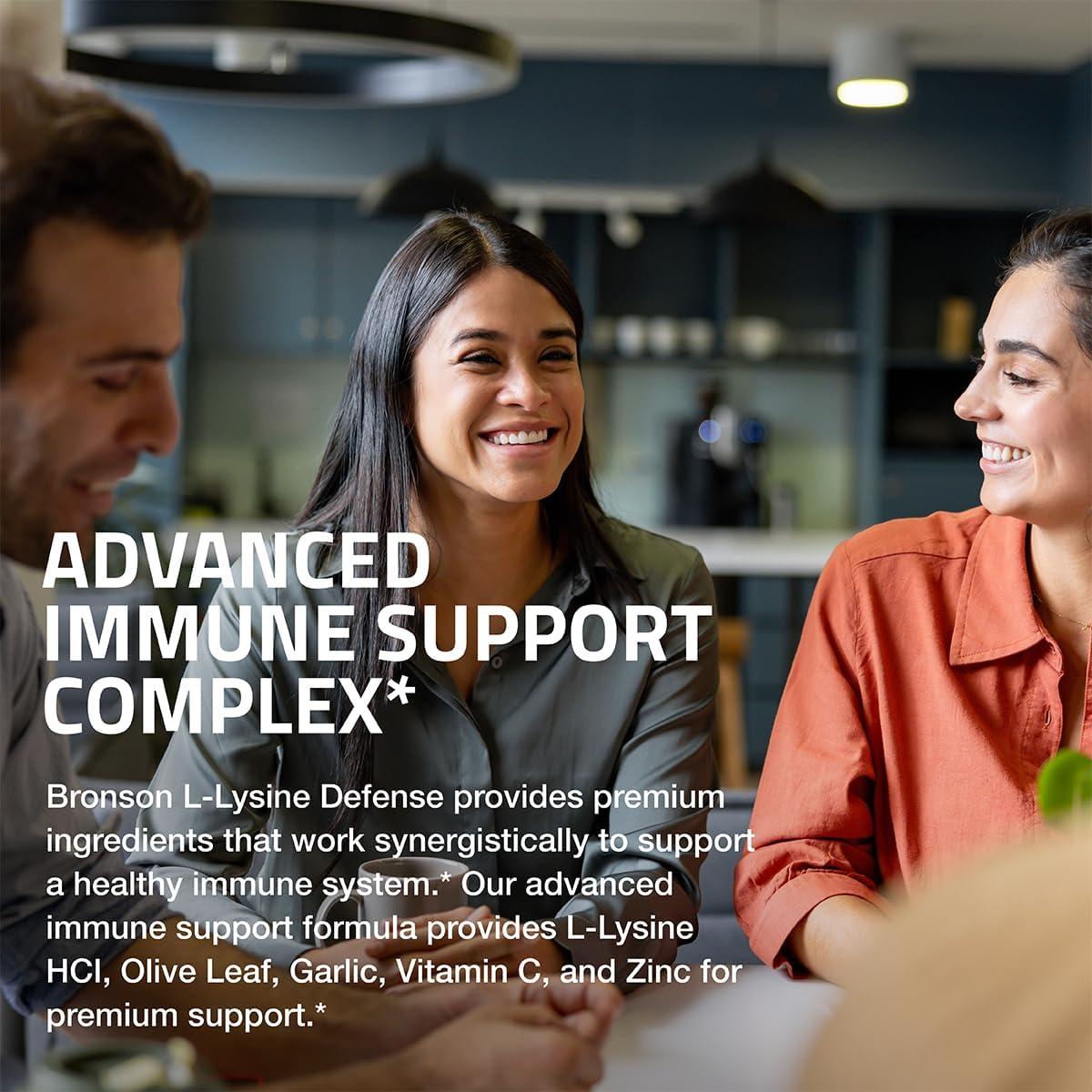 Suplemento Inmunológico Bronson L-Lisina 1500 MG 90 Cápsulas