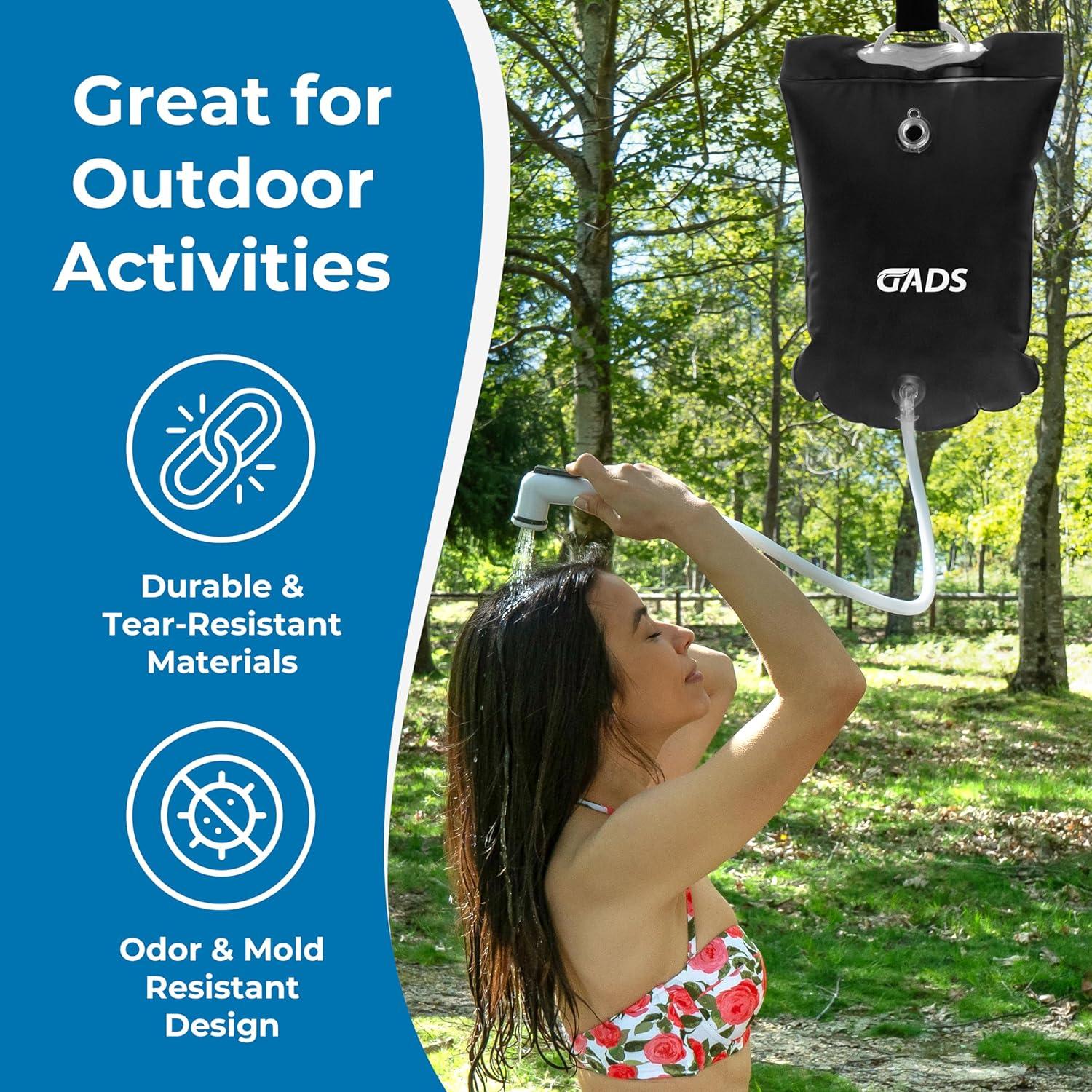 Estación de Lavado de Cabello Portátil GADS 2.5 Galones Negra