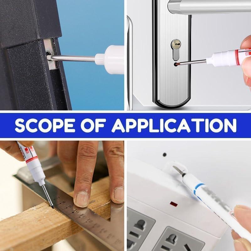 5 Marcadores de Agujero Profundo Limveso - Punta Larga 20mm