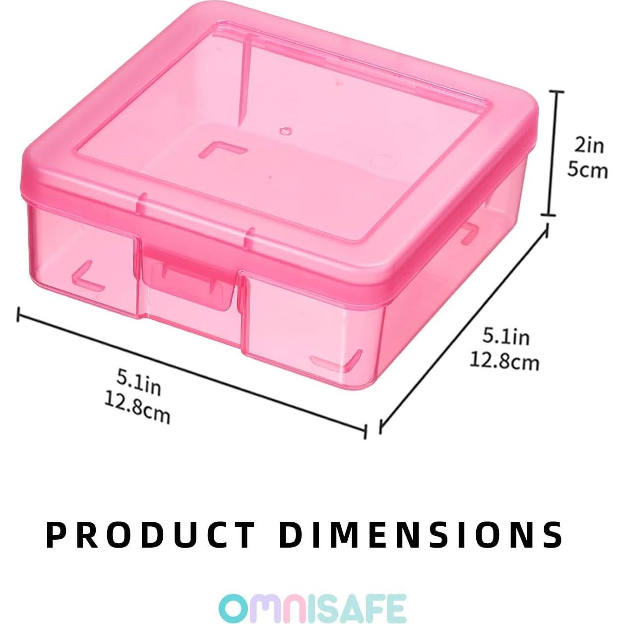 Organizadores de Arte OMNISAFE 12 Piezas Plástico Rosa