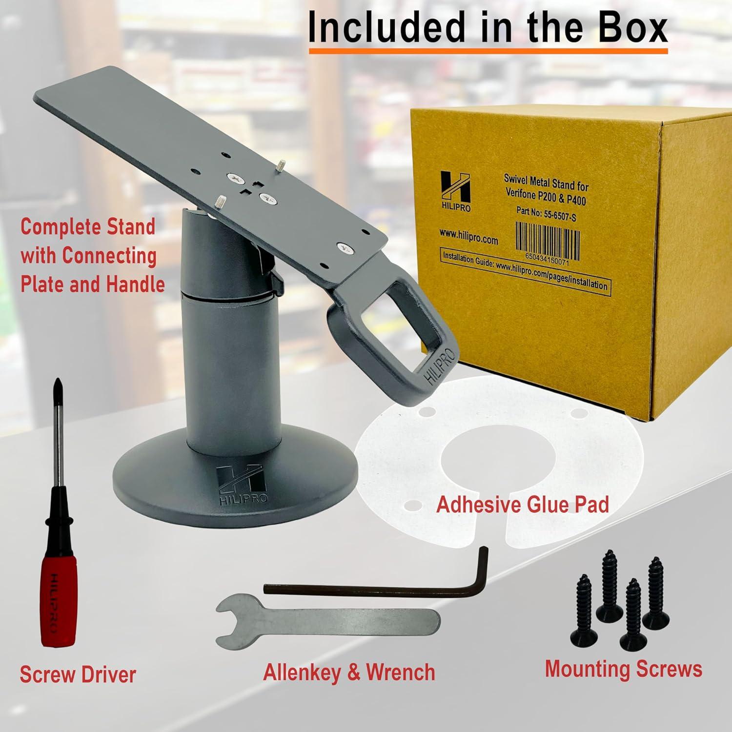 Soporte Giratorio Hilipro para Verifone P200 y P400 - 360°