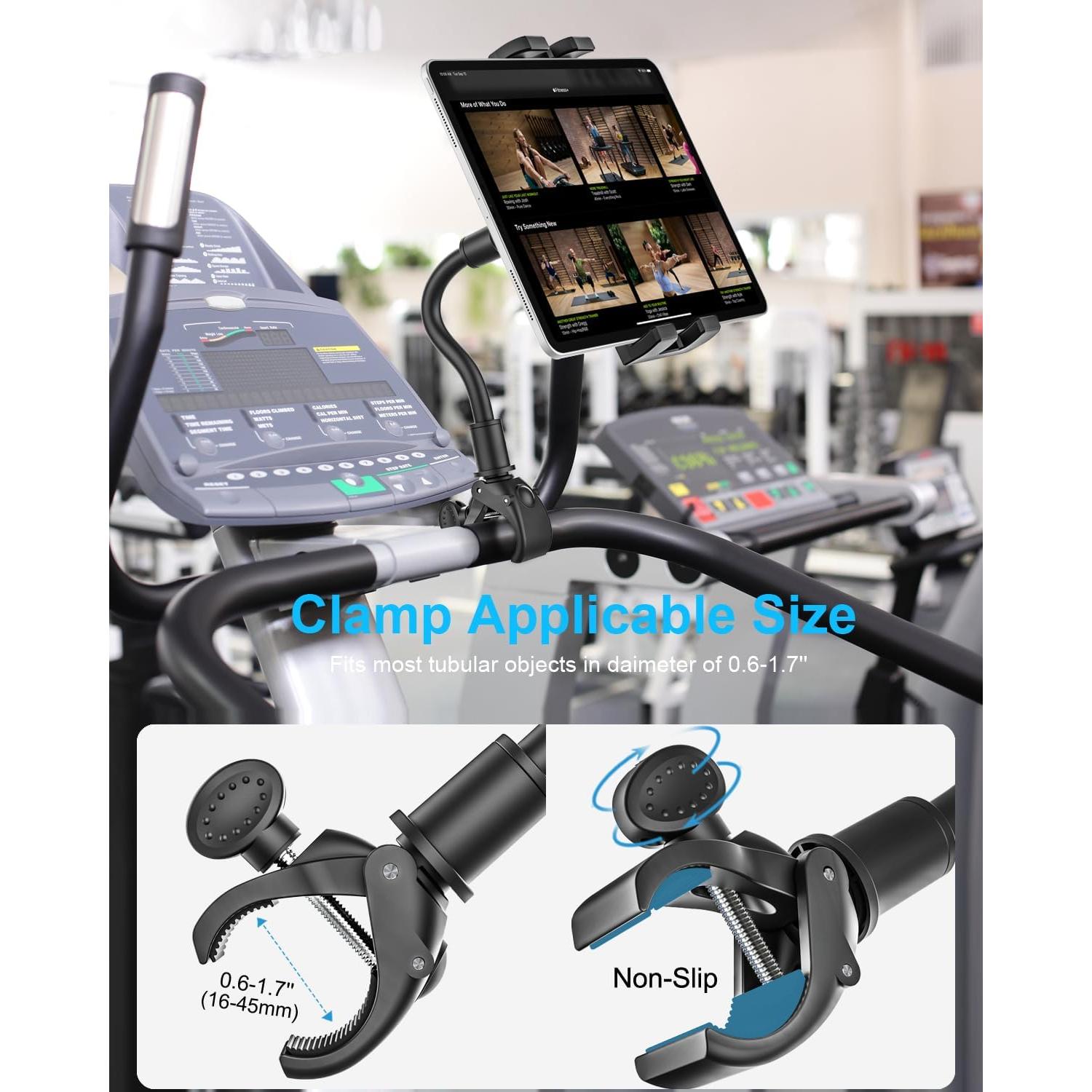 Soporte para Tableta Gooseneck Woleyi para Bicicleta 4-13"