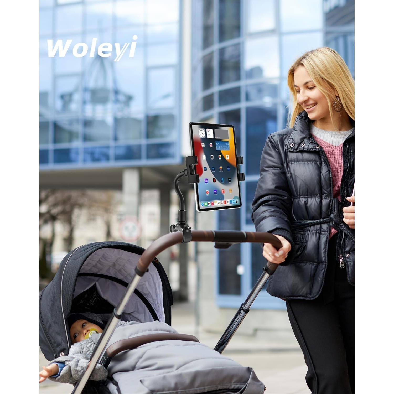 Soporte para Tableta Gooseneck Woleyi para Bicicleta 4-13"