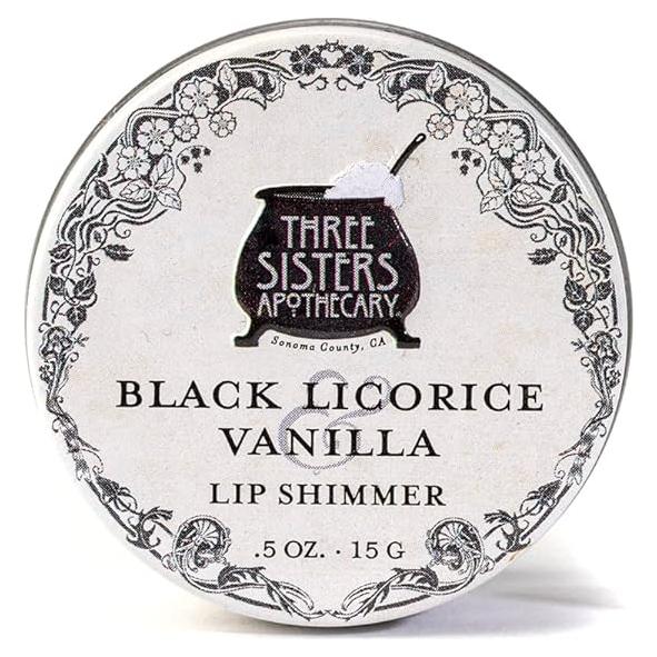 Bálsamo Labial Natural Three Sisters Regaliz Negro 85g