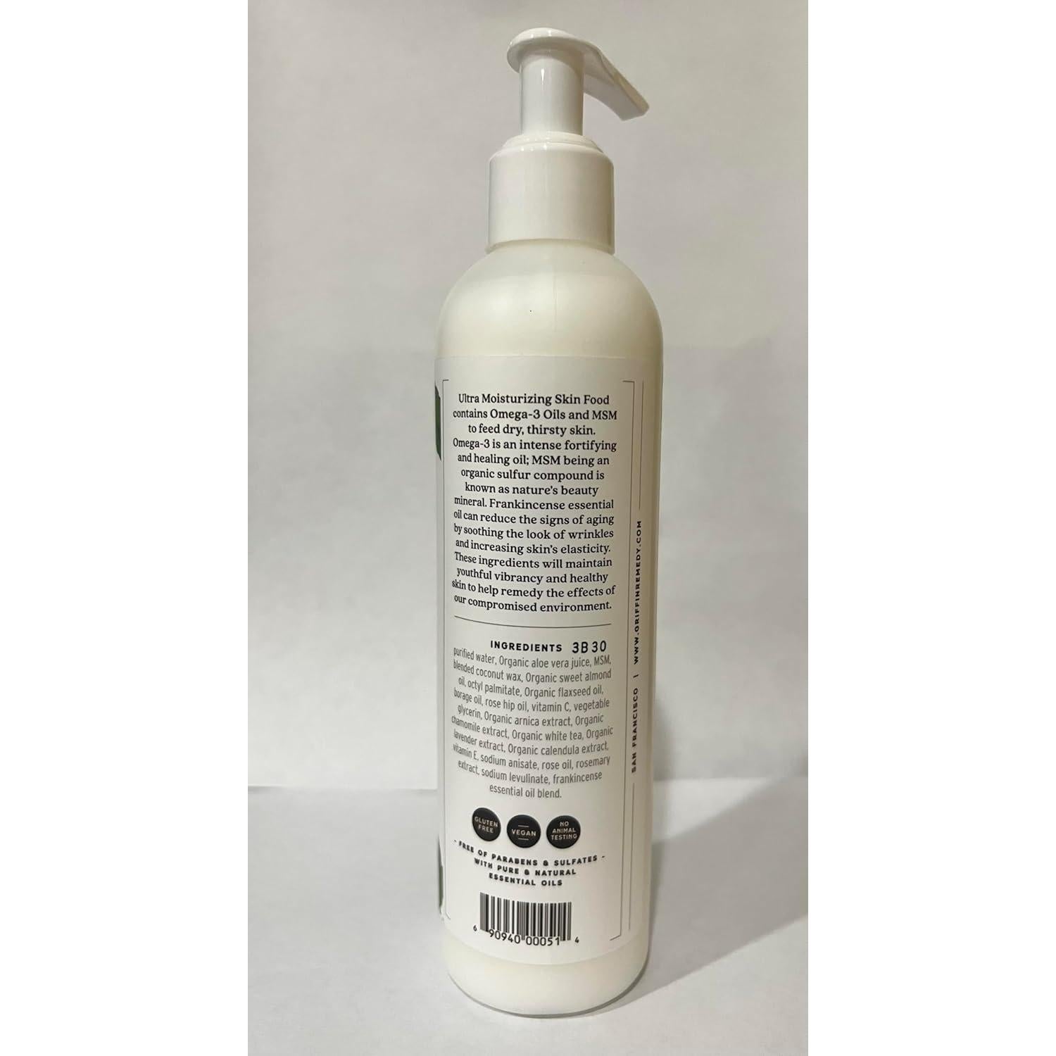 Loción Corporal Omega-3 Griffin Remedy 236 ml - Hidratante Vegano