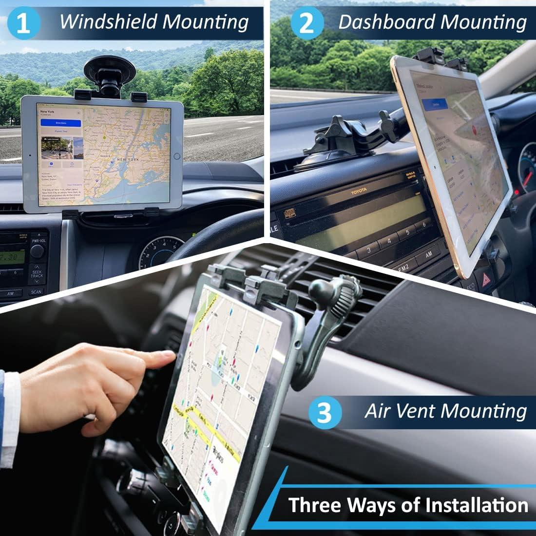 Soporte para Tablet Randconcept 3 en 1 para Coche 20-32 cm