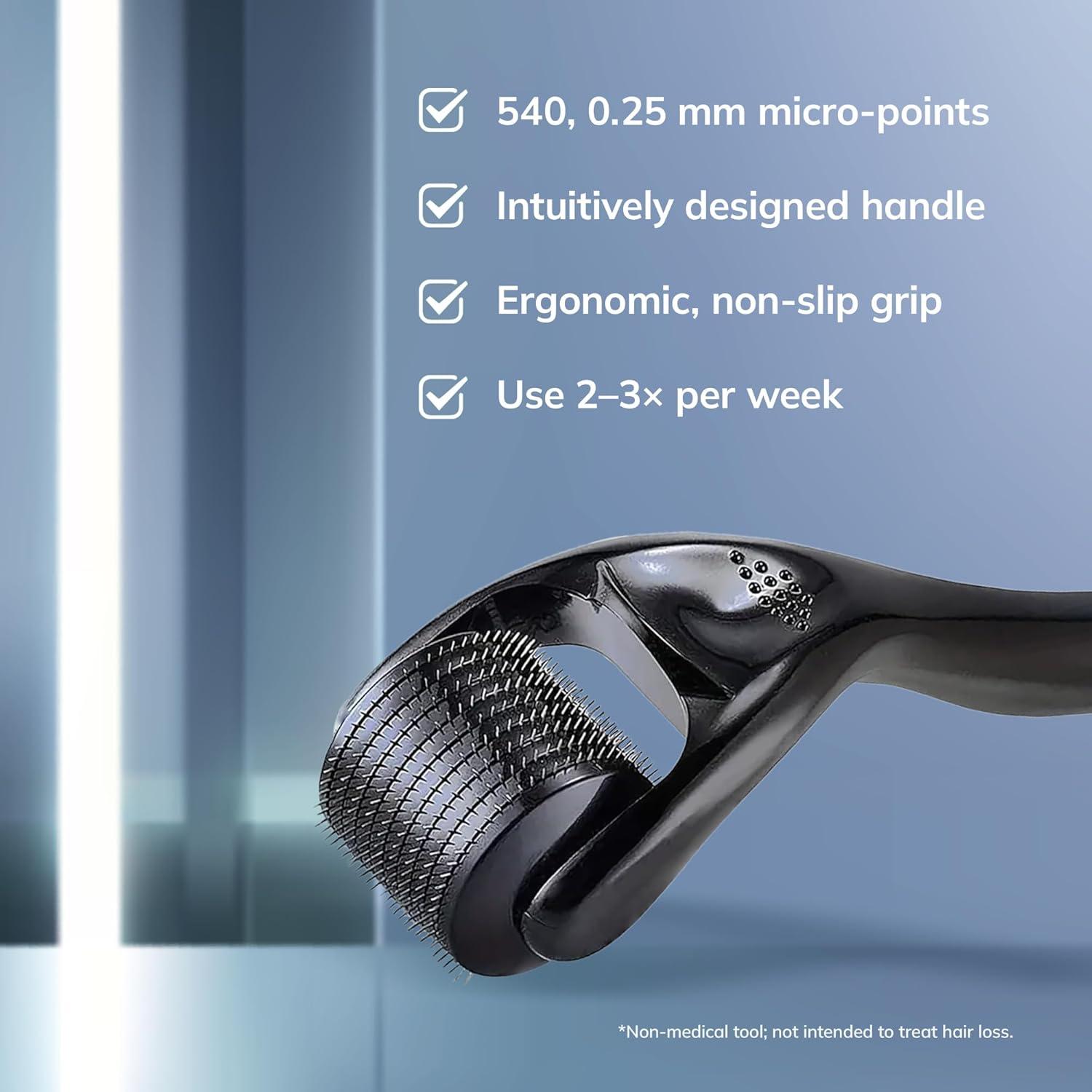 Kit de Minoxidil al 5% RootStim con Rodillo Derma 0.25mm - 60 mL