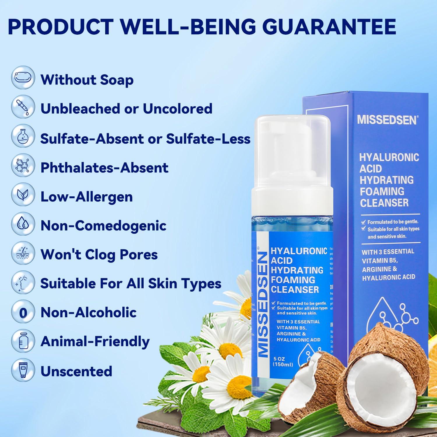 Limpiador Facial Espumoso Missedsen 283.5 ml Piel Grasa Acné