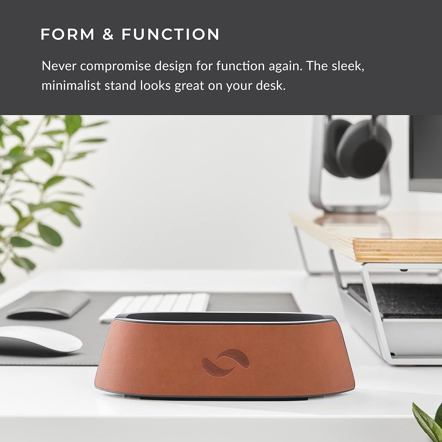 Soporte Vertical para Laptop HumanCentric Cuero Vegano