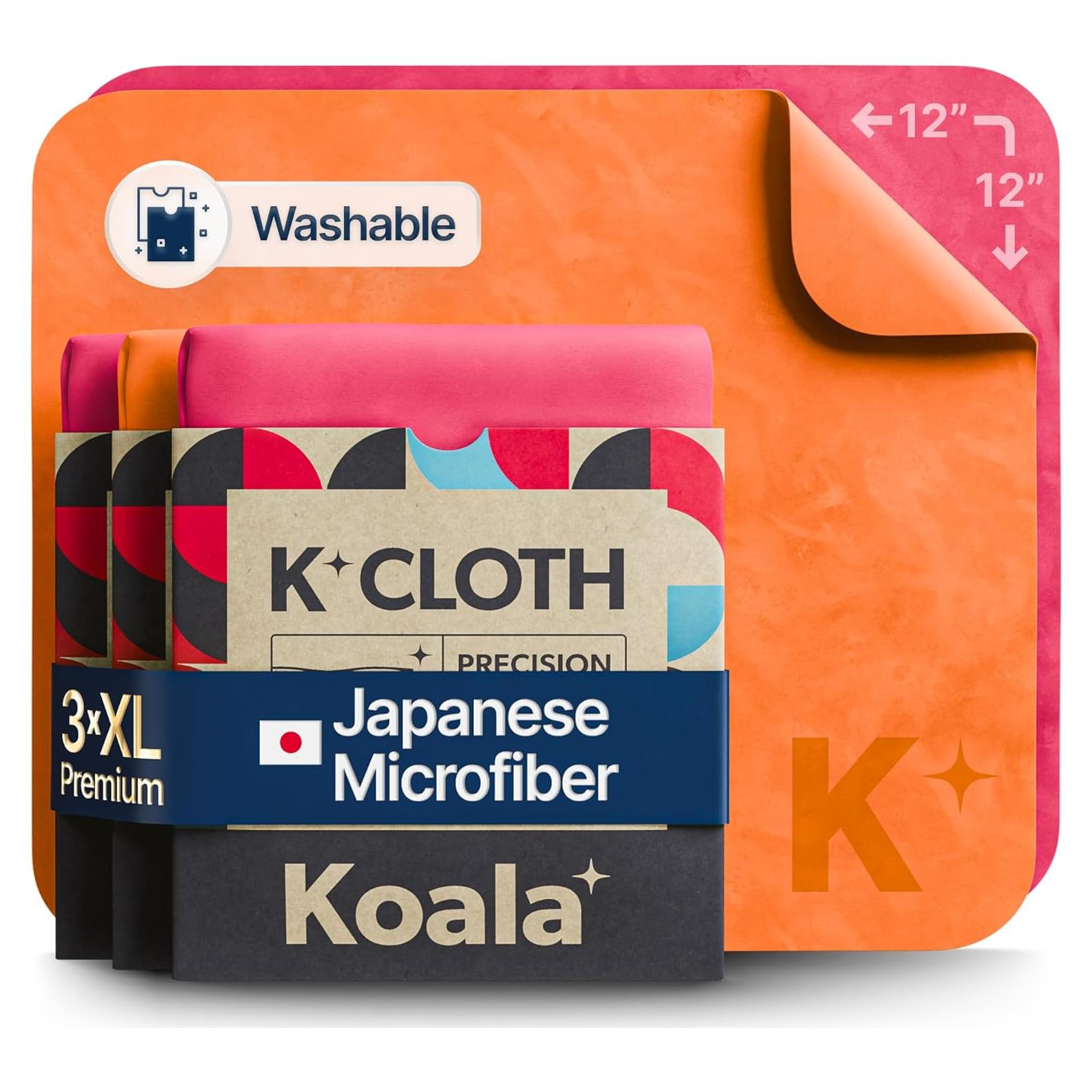 Paño de limpieza Koala | Microfibra japonesa | 3 unidades