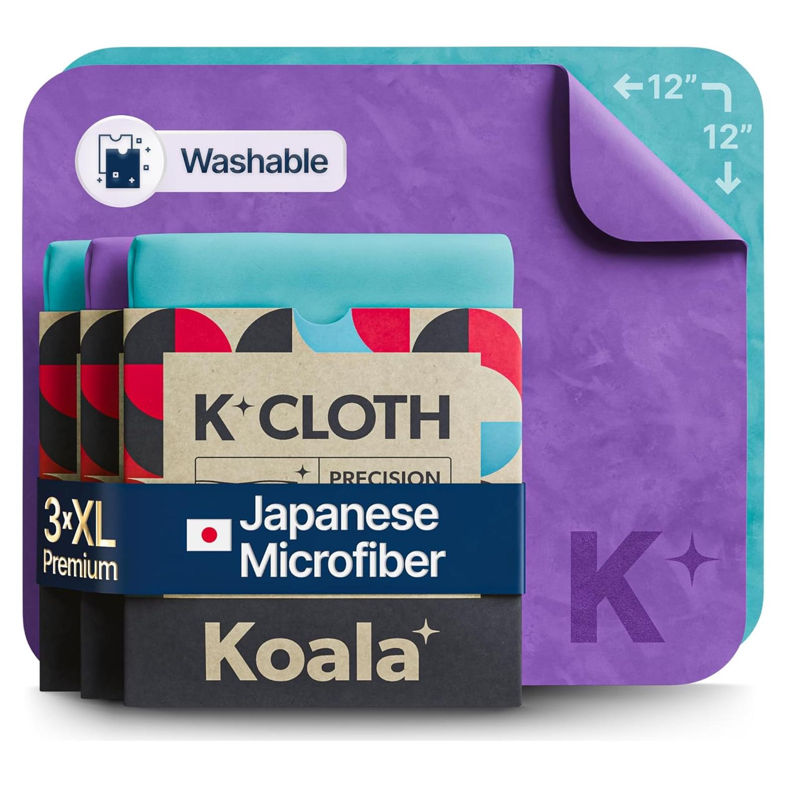 Paño de limpieza Koala | Microfibra japonesa | 3 unidades