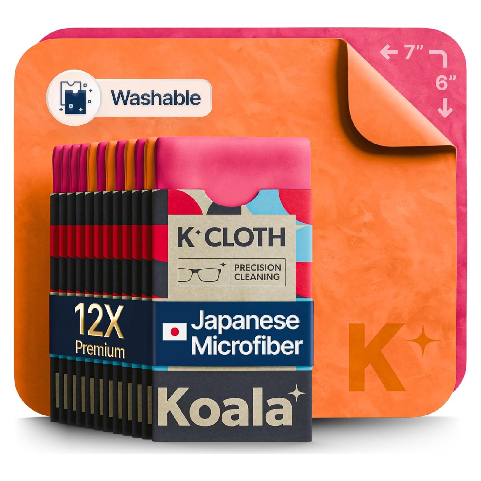 Paño de limpieza Koala | Microfibra japonesa | 12 unidades