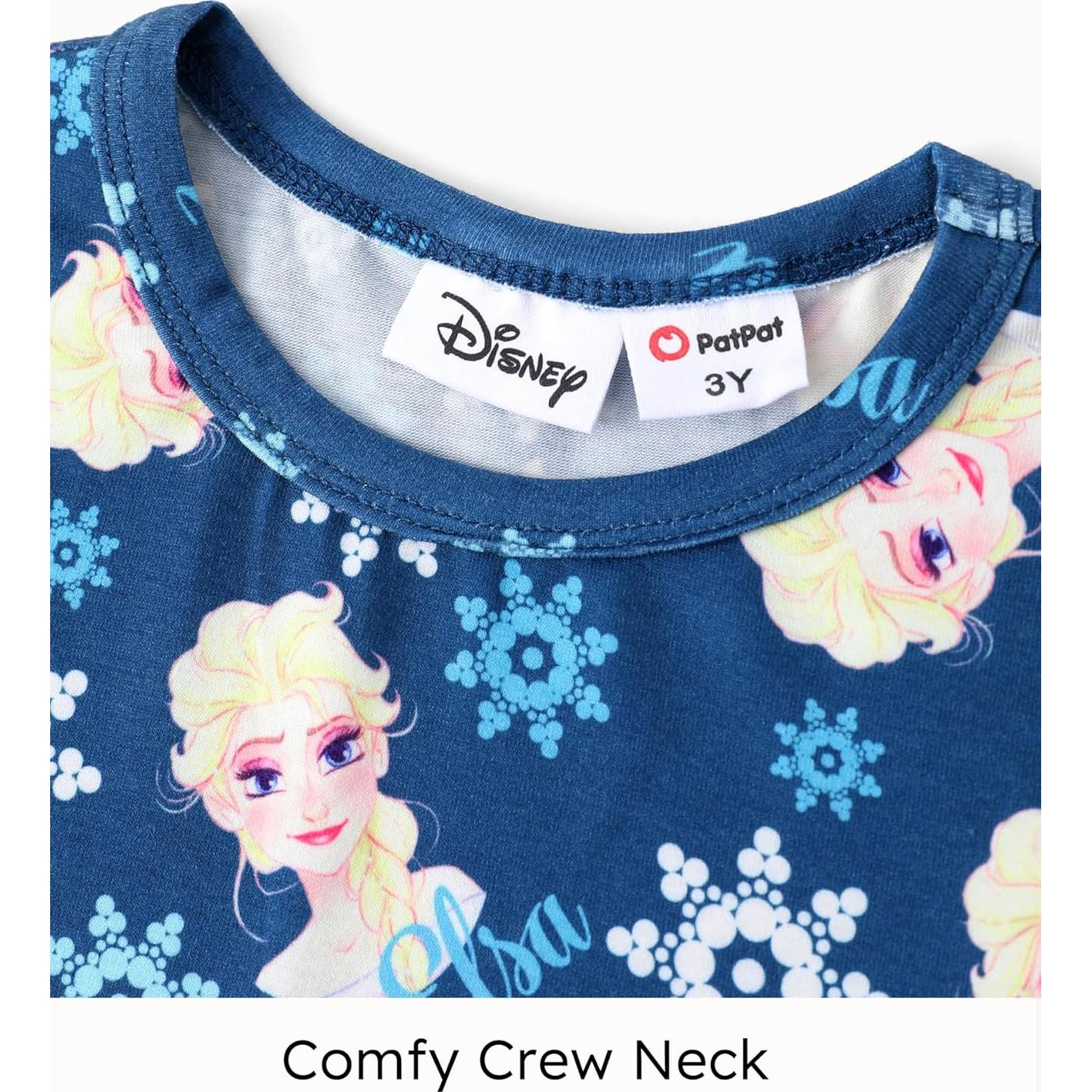 Vestido de Princesa Elsa Disney Frozen para Niñas 2T Azul