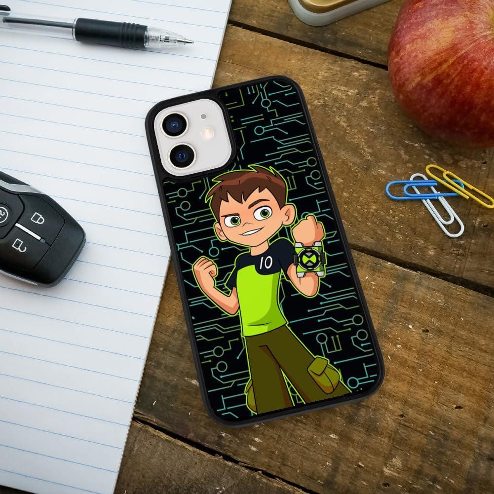 Funda Protectora Ben 10 para iPhone 12 Pro - Goma y Plástico
