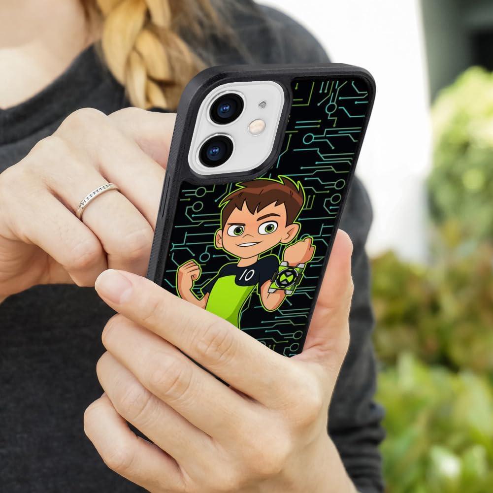 Funda Protectora Ben 10 para iPhone 12 Pro - Goma y Plástico