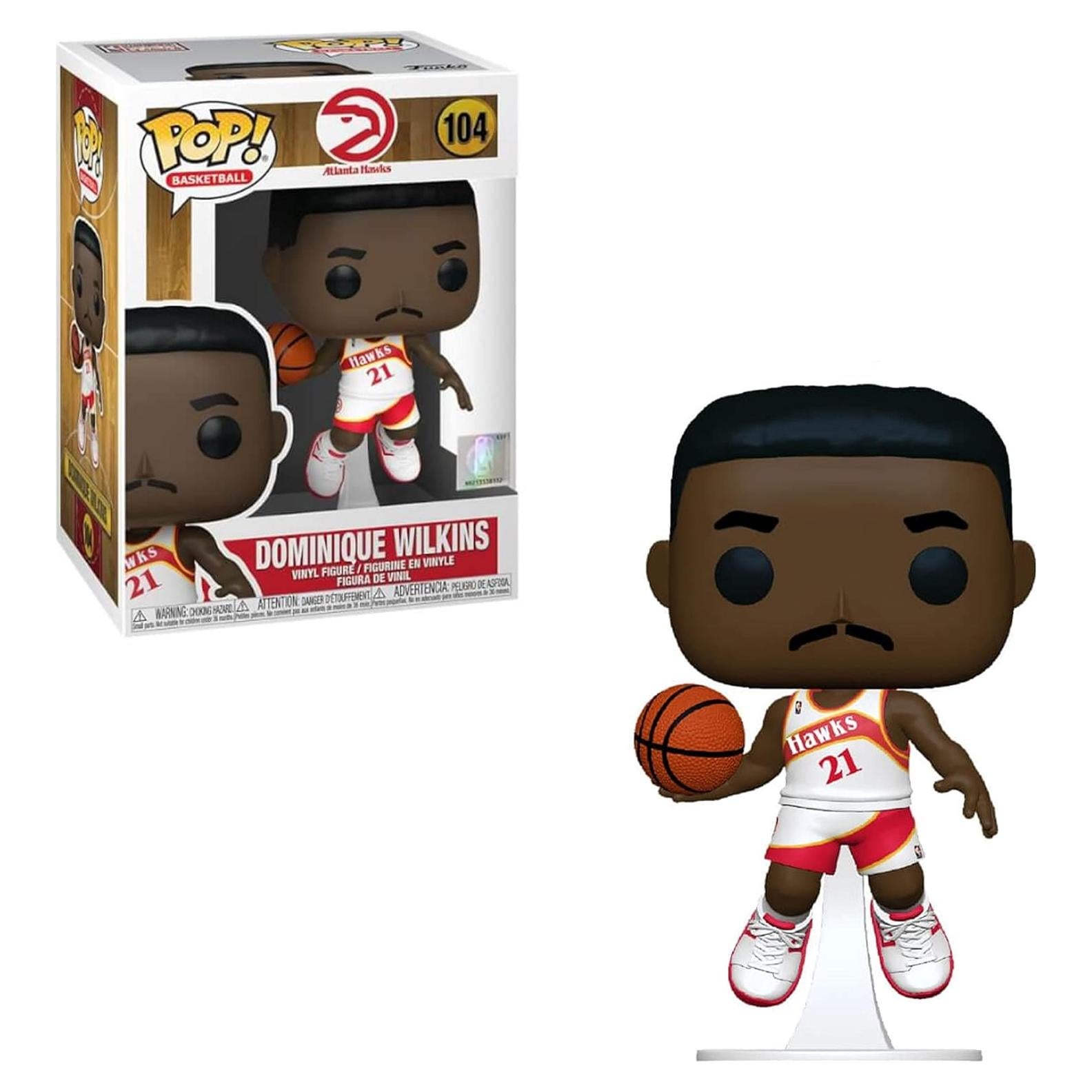 Funko Pop! Dominique Wilkins NBA Leyendas 9.53 cm