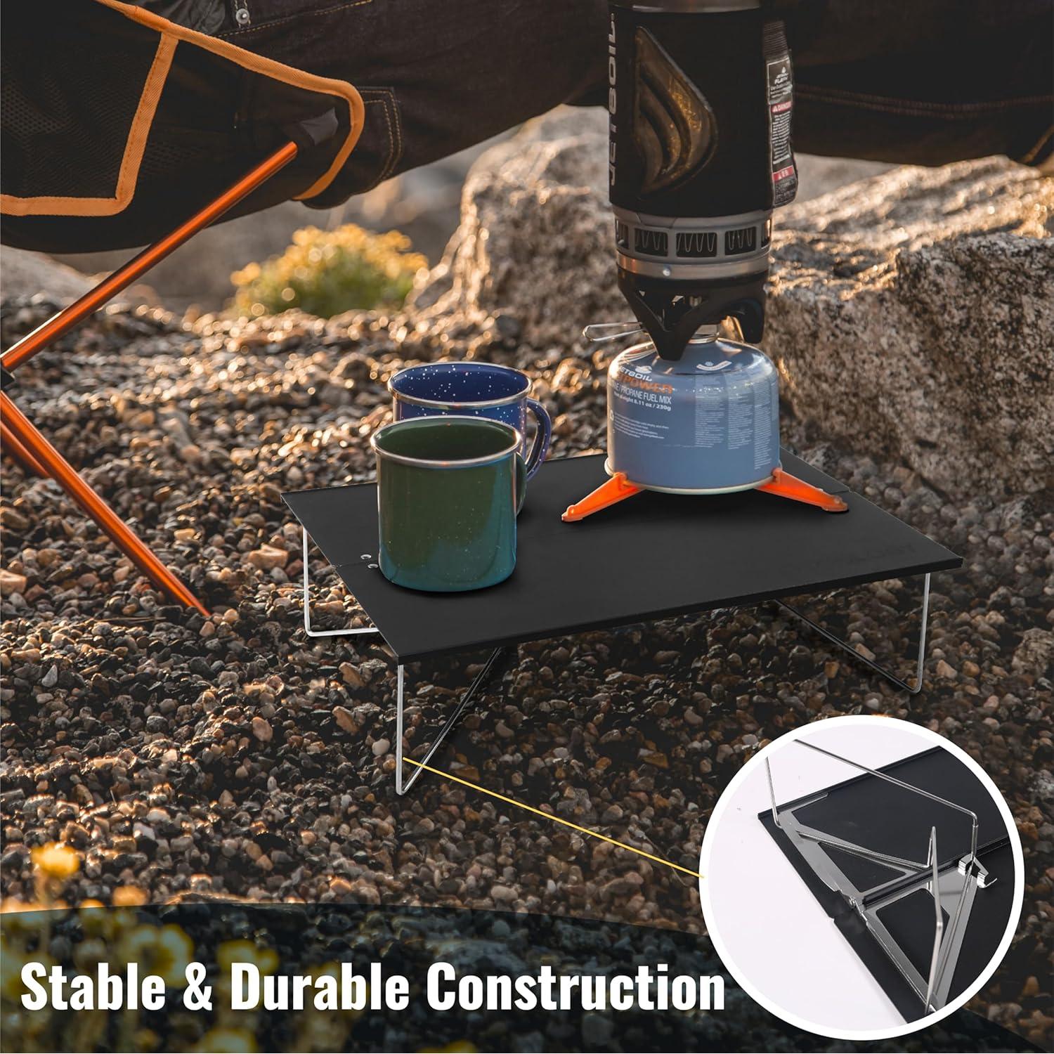 Mesa Plegable TREKOLOGY TALU MINI - Ultraligera para Camping