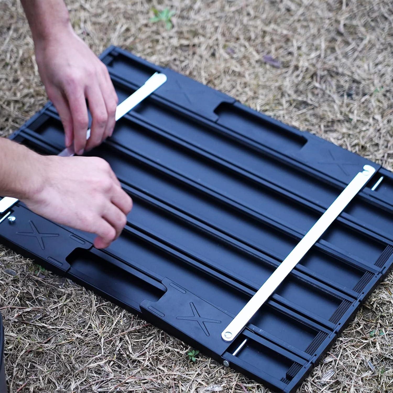 Mesa de Camping Plegable ATEPA AC2401-4, Aluminio 30 kg