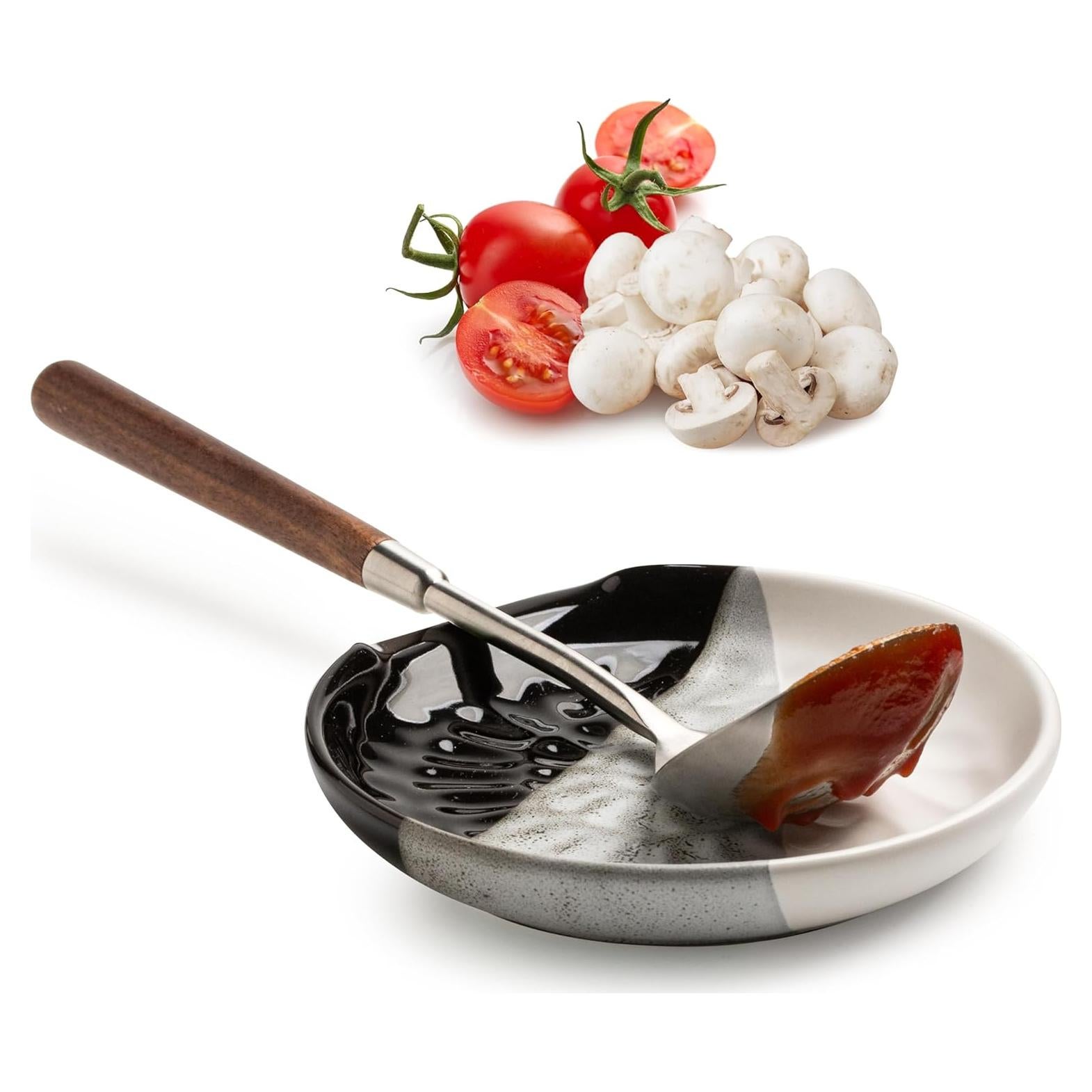 Reposapucheros de Cerámica Miamolo 13.5cm Negro Gradiente