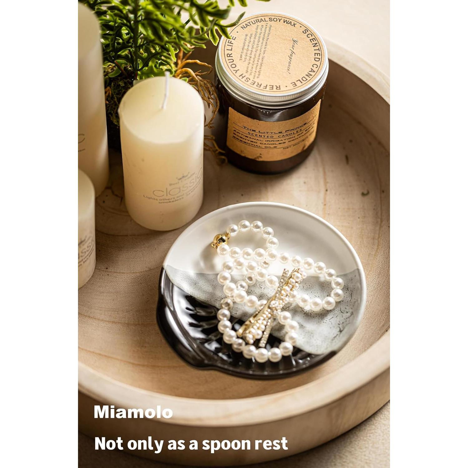 Reposapucheros de Cerámica Miamolo 13.5cm Negro Gradiente