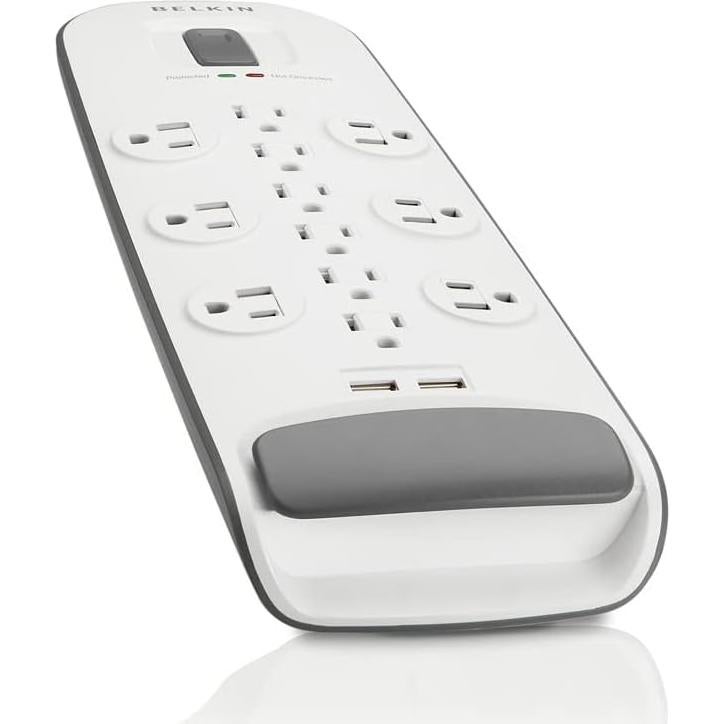 Regleta de Energía Belkin 12 Salidas con USB y Protección 3996J
